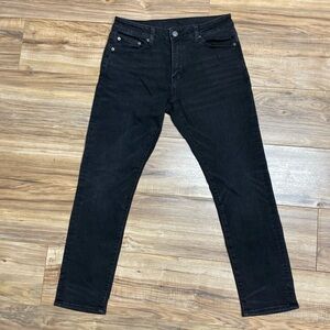 Americans Eagle men’s Ne(x)t Level Flex Slim fit black jeans